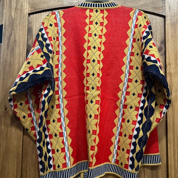 Vintage late 80s early 90s Obermeyer “Mimi” Multicolor Cardigan - Picture 2 of 5